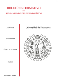 BOLETÍN INFORMATIVO DEL SEMINARIO DE DERECHO POLÍTICO DE LA UNIVERSIDAD DE SALAMANCA