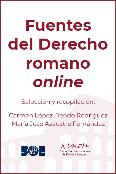 FUENTES DEL DERECHO ROMANO ONLINE