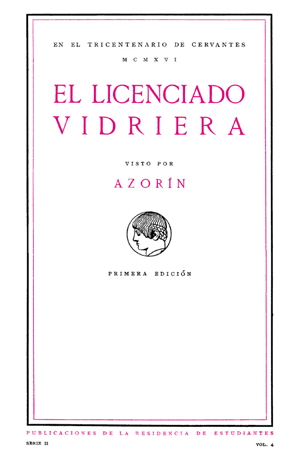 EL LICENCIADO VIDRIERA VISTO POR AZORÍN