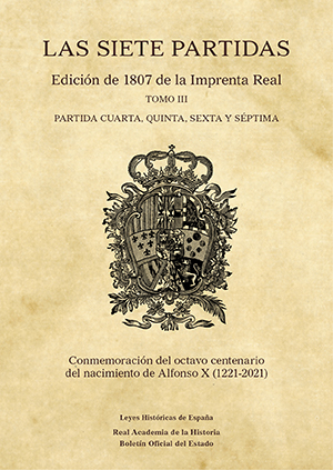 BOE.es - LAS SIETE PARTIDAS, EDICIÓN 1807 DE LA IMPRENTA REAL