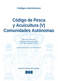 Código de Pesca y Acuicultura (V) Comunidades Autónomas