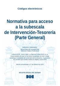 Normativa para acceso a la subescala de Intervención-Tesorería (Parte General)