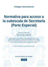 Normativa para acceso a la subescala de Secretaría (Parte Especial)