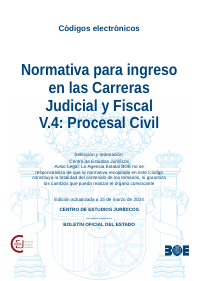 Normativa para ingreso en las Carreras Judicial y Fiscal V.4: Procesal Civil