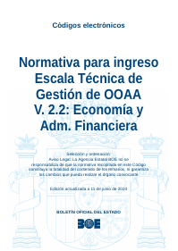 Normativa para ingreso Escala Técnica de Gestión de OOAA V. 2.2: Economía y Adm. Financiera