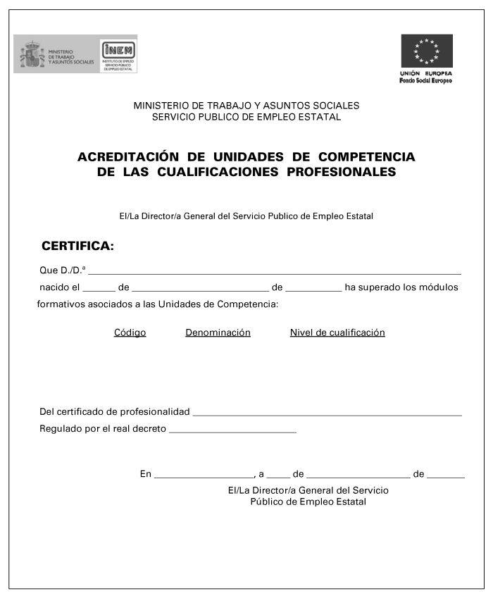 BOE-A-2008-1628 Real Decreto 34/2008, de 18 de enero, por el que se regulan  los certificados de profesionalidad.