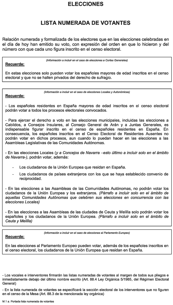 BOE.es - BOE-A-1999-8583 Real Decreto 605/1999, de 16 de abril, de  regulación complementaria de los procesos electorales.