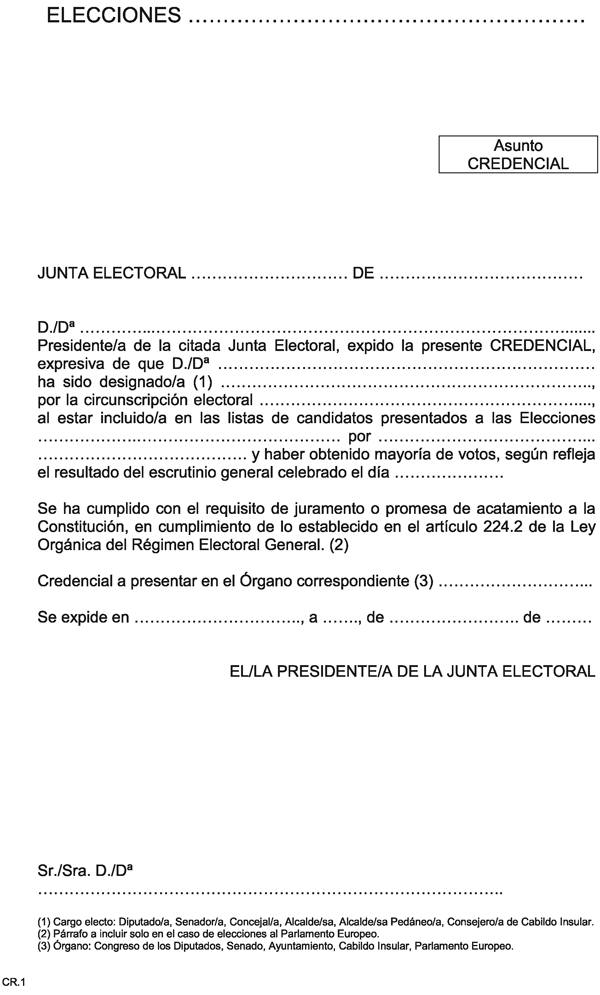 BOE.es - BOE-A-2014-3597 Orden INT/529/2014, de 28 de marzo, por la que se  modifican los anexos del Real Decreto 605/1999, de 16 de abril, de  regulación complementaria de los procesos electorales.
