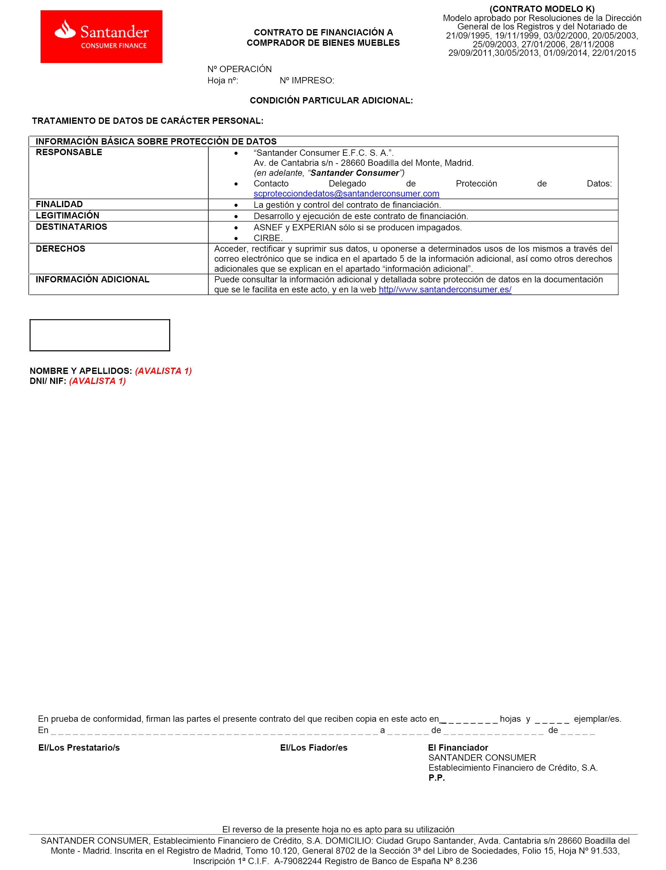 BOE.es - BOE-A-2018-15269 Resolución de 6 de septiembre de 2018, de la  Dirección General de los Registros y del Notariado, por la que se aprueban  las modificaciones introducidas en el modelo de